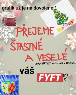 Copywriter taky není, takže asi štastné a veselé🎄🎁 máme vás rádi